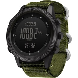 North Edge Apache con Correa de Nailon Verde- Reloj Digital