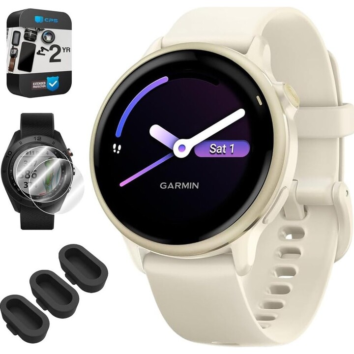 Garmin Vívoactive 6 3.05 (1.2") AMOLED 30.4 mm Digital 390 x 390 pixels Touch Screen GPS White
