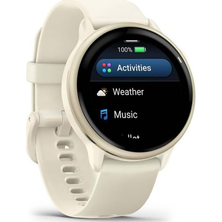 Garmin Vívoactive 6 3.05 (1.2") AMOLED 30.4 mm Digital 390 x 390 pixels Touch Screen GPS White