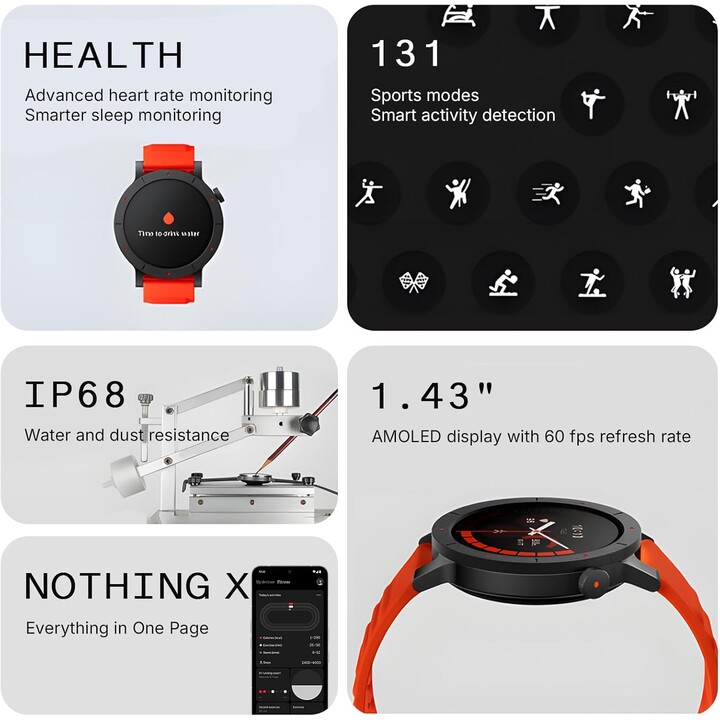 Nothing CMF Watch 3 Pro Smartwatch orange