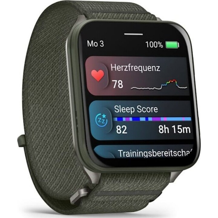 Garmin Venu X1 5,08 cm (2") AMOLED Digital 448 x 486 Pixeles Pantalla táctil Gris Wifi GPS (satélite)