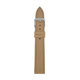 Recycled leather belt, light brown, 20 mm