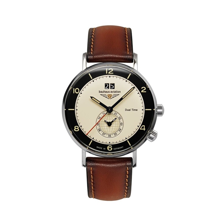 Relógio Bauhaus Aviation Vintage Pilot 41 mm
