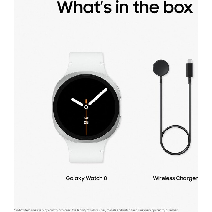 Samsung Galaxy Watch8, 40mm, Bluetooth, AI Smart Watch, 3nm Processor, Health & Sleep Coach, Silver