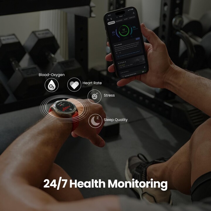 Amazfit Balance 2 Xt 3,81 Cm (1.5") Amoled Digital 480 X 480 Pixeles Pantalla Táctil Negro Wifi Gps (satélite)