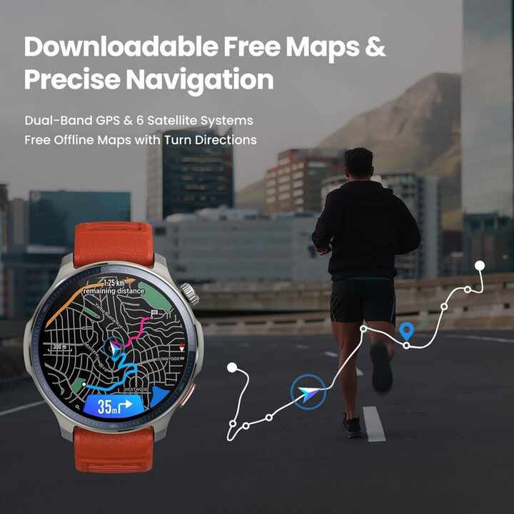 Amazfit Balance 2 Xt 3,81 Cm (1.5") Amoled Digital 480 X 480 Pixeles Pantalla Táctil Negro Wifi Gps (satélite)
