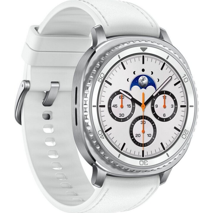 Samsung Galaxy Watch8 Classic, 46mm, LTE Bluetooth, AI Smart Watch, 3nm Processor, Health & Sleep Coach, White