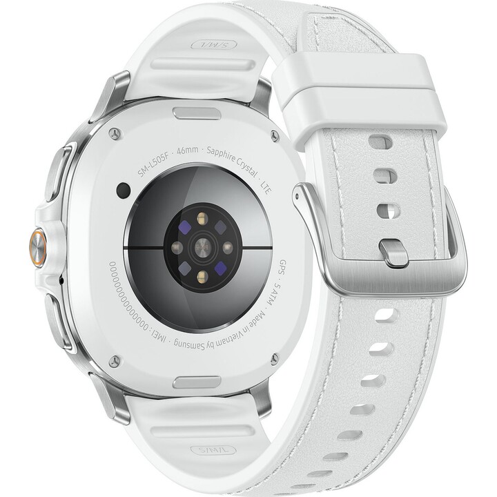 Samsung Galaxy Watch8 Classic, 46mm, LTE Bluetooth, AI Smart Watch, 3nm Processor, Health & Sleep Coach, White