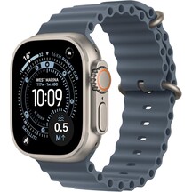 Apple Watch Ultra 3 GPS Cellular 49mm Caja de Titanio Natural con Correa Azul Náutico