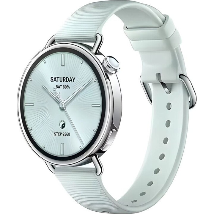 Xiaomi Watch S4 41 mm mit Armband aus grünem Fluorkautschuk