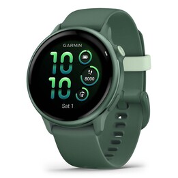 Garmin vívoactive 6 3.05 cm (1.2") AMOLED 42 mm Digital 390 x 390 Pixels Touchscreen Green Wi-Fi GPS (satellite)