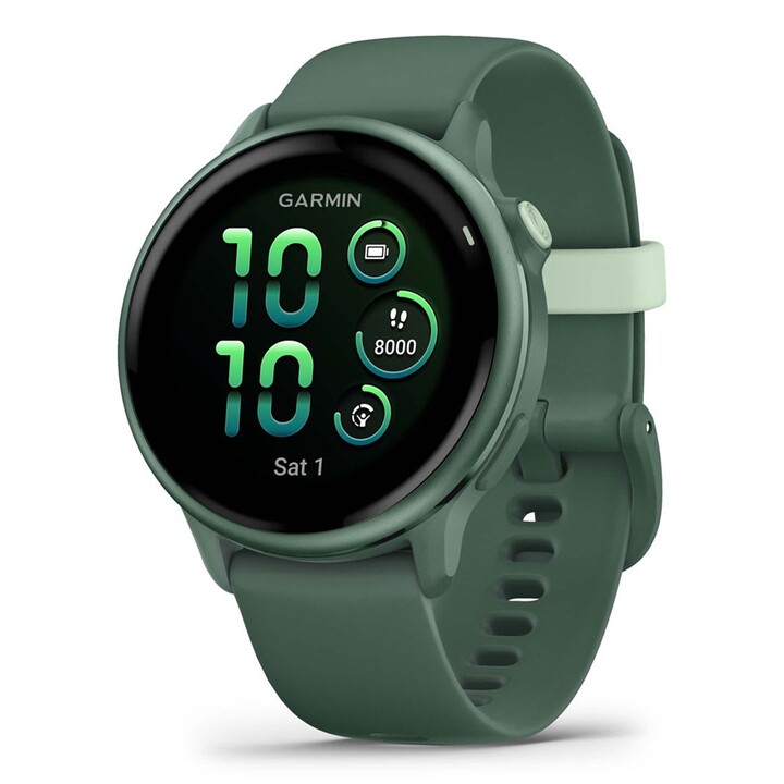Garmin vívoactive 6 3.05 cm (1.2") AMOLED 42 mm Digital 390 x 390 Pixels Touchscreen Green Wi-Fi GPS (satellite)