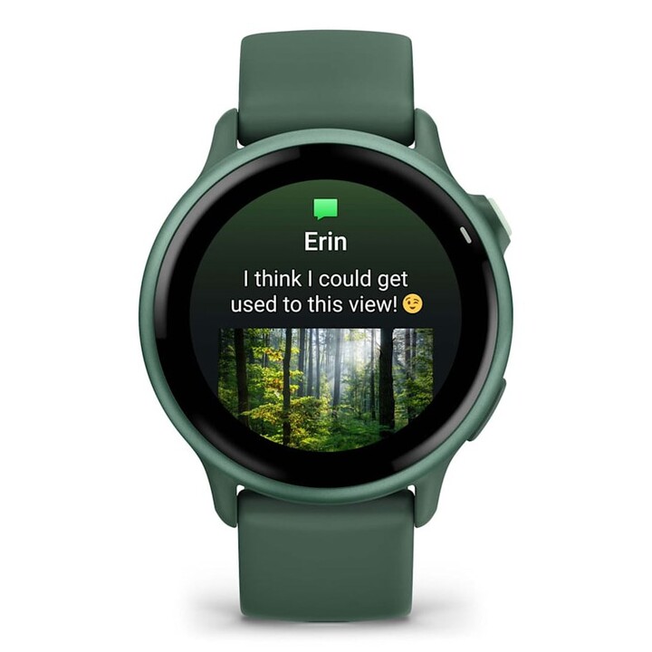 Garmin vívoactive 6 3.05 cm (1.2") AMOLED 42 mm Digital 390 x 390 Pixels Touchscreen Green Wi-Fi GPS (satellite)