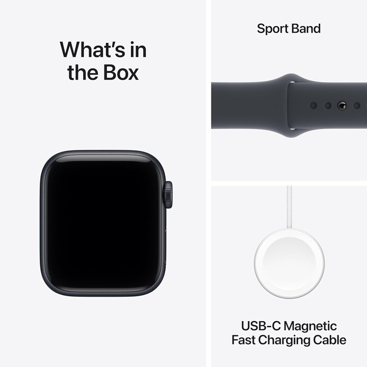 Apple Watch SE3 2025 GPS Cellular 40mm Caja de aluminio medianoche con correa deportiva medianoche - Talla M/L