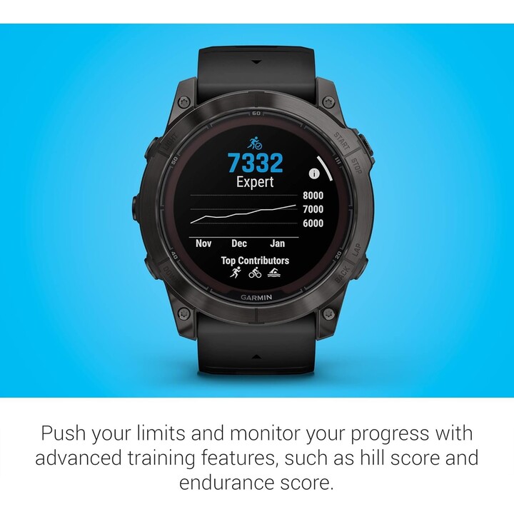 Garmin Fenix 7X Pro Solar GPS NFC 51mm MIP Gris Negro Correa 10ATM Resistencia al agua SpO2