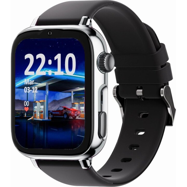 Smartwatch SaveWatch Plus 2 llamada y GPS / Savefamily / 680 mAh / NanoSIM / Silicona / Plata / Black is black