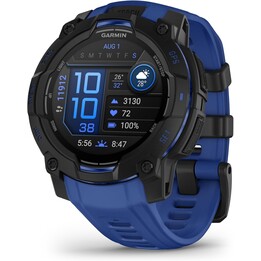 Garmin Instinct 3 AMOLED 45mm Negro con Correa azul
