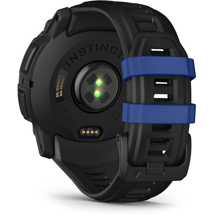 Garmin Instinct 3 AMOLED 50mm Black with Black/Blue Strap
