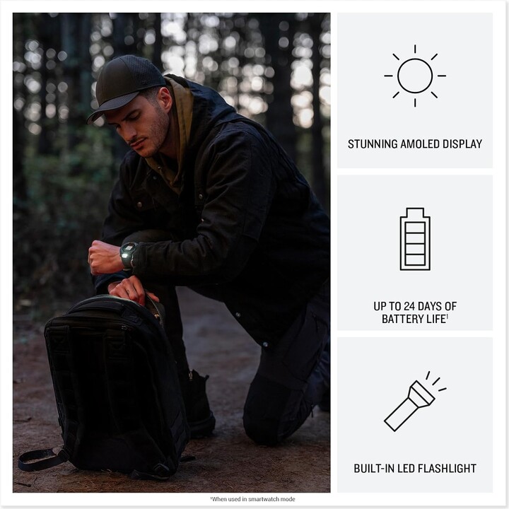 Garmin Instinct 3 Tactical Edition AMOLED 50mm Schwarz