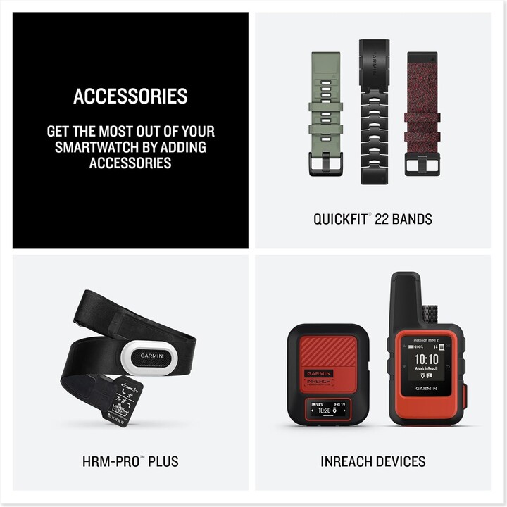 Garmin Instinct 3 Tactical Edition AMOLED 50mm Schwarz