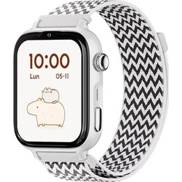 Smartwatch Savewatch Plus 2 llamada y GPS / Savefamily / 680 mAh / NanoSIM / Tela / Blanco / Zig Zag
