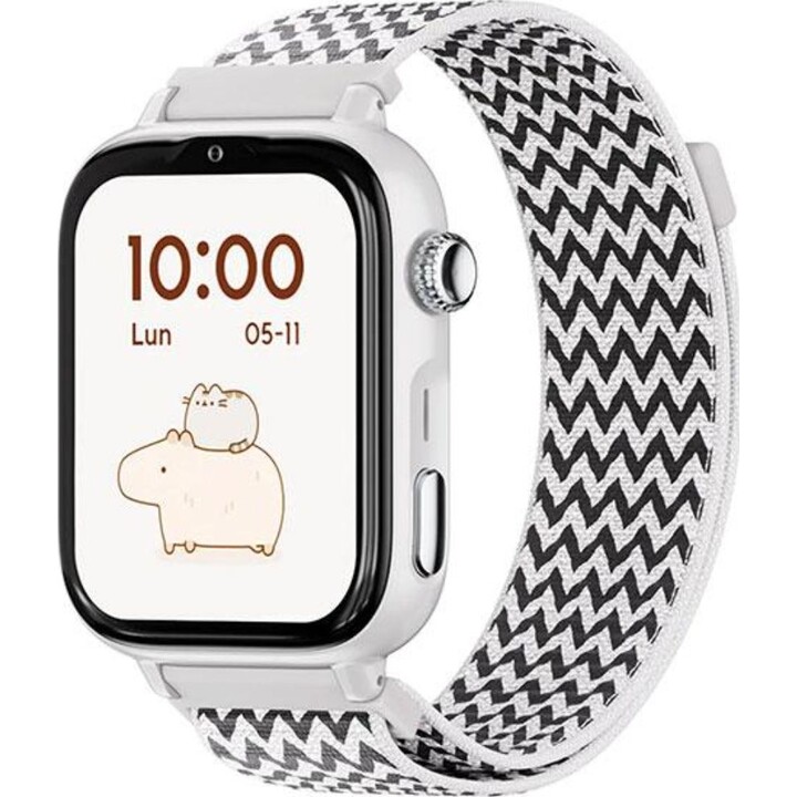 Smartwatch Savewatch Plus 2 llamada y GPS / Savefamily / 680 mAh / NanoSIM / Tela / Blanco / Zig Zag