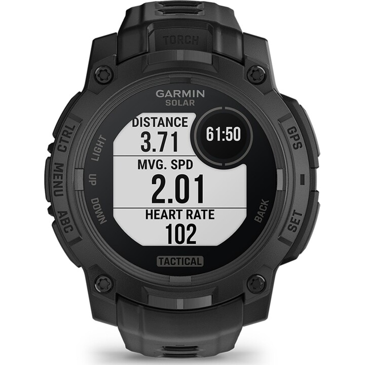 Garmin Instinct 3 Solar GPS 45mm Edição Tática - Preto