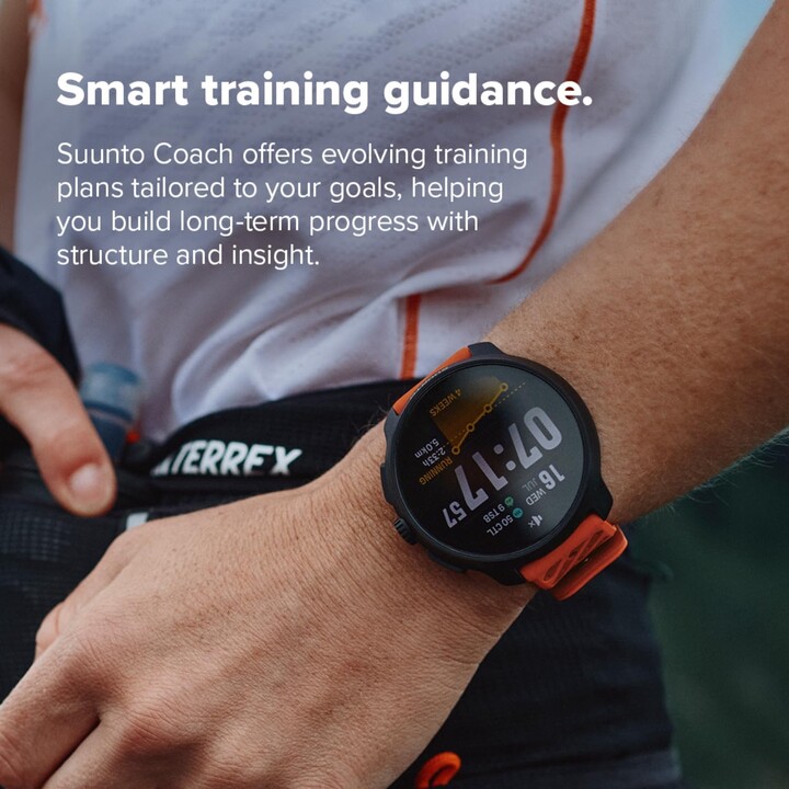 SUUNTO Race 2 Reloj deportivo con GPS, brillante pantalla táctil AMOLED de 1,5 pulgadas, diseño más elegante y ligero, 115+ modo