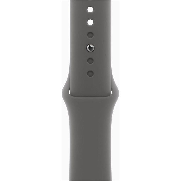 Apple Watch Series 11 GPS Cellular 42 mm caixa de titânio natural com pulseira esportiva cinza pedra M/L