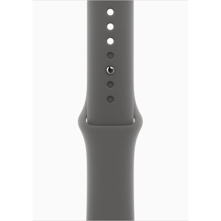 Apple Watch Series 11 GPS Cellular 46mm Caja de titanio natural con correa deportiva gris piedra M/L