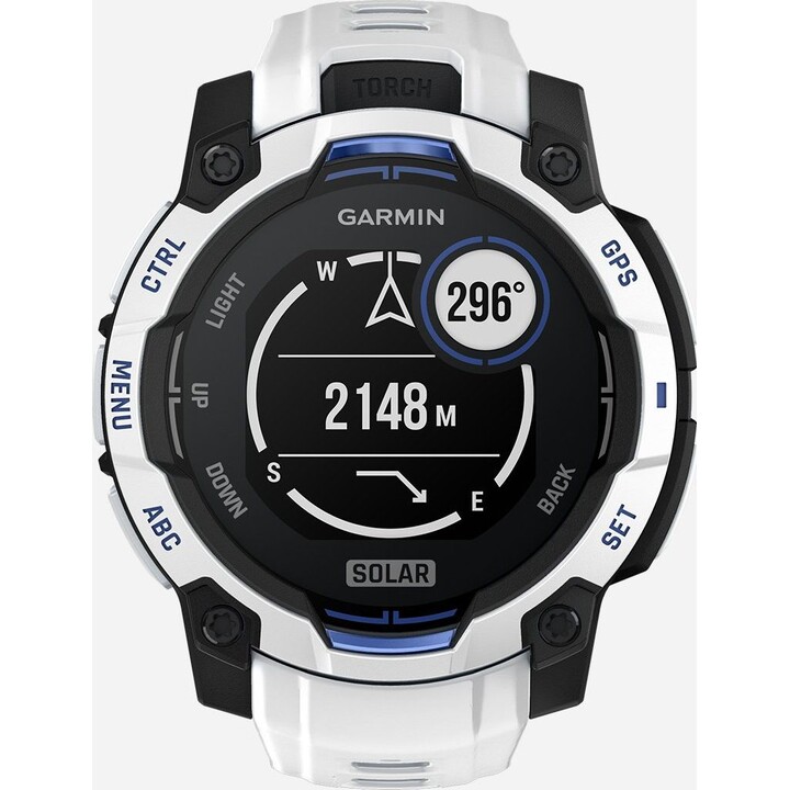Garmin Instinct 3 45mm GPS Noir, Blanc