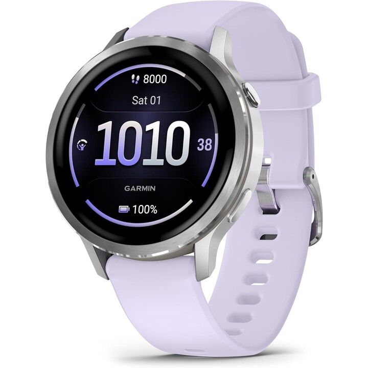 Garmin Venu 4 41mm WiFi GPS Plata con Correa de Silicona Bígaro