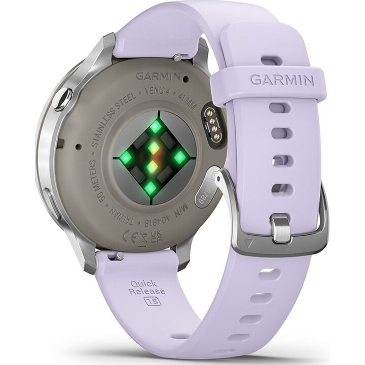 Garmin Venu 4 41mm WiFi GPS Plata con Correa de Silicona Bígaro