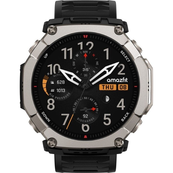 Amazfit T-Rex Ultra 2 51mm AMOLED GPS Titanium Black
