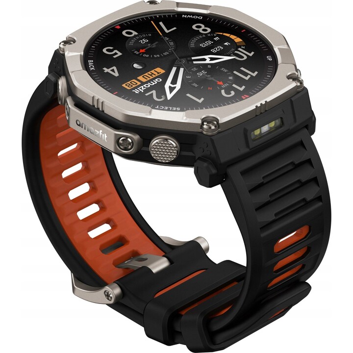 Amazfit T-Rex Ultra 2 51mm AMOLED GPS Titanium Black