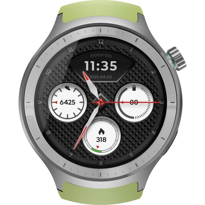Motorola Moto Watch Bluetooth GPS 47mm OLED prateado