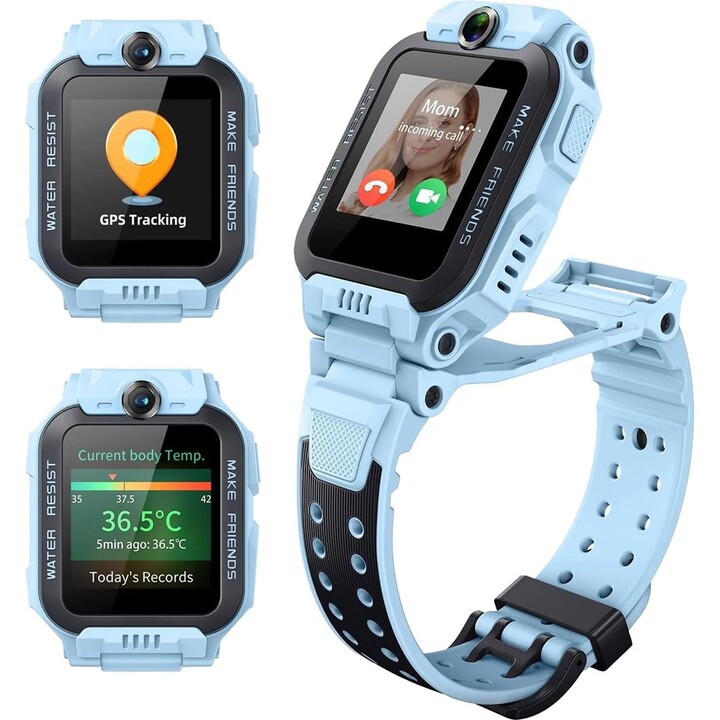 imoo Z7 3,3 cm (1.3") TFT Digital 240 x 240 Pixeles Pantalla táctil 4G Azul Wifi GPS (satélite)
