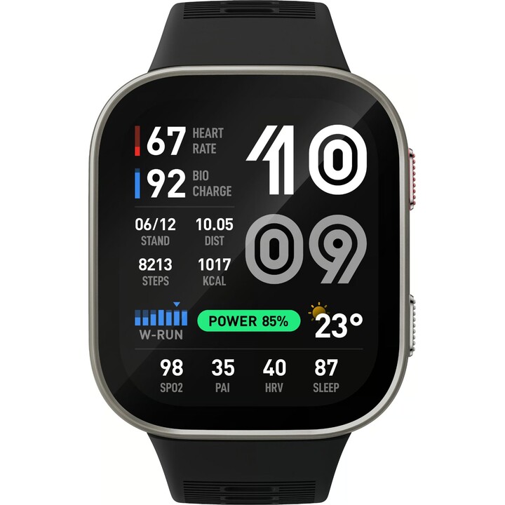 Reloj inteligente Amazfit Bip Max plateado