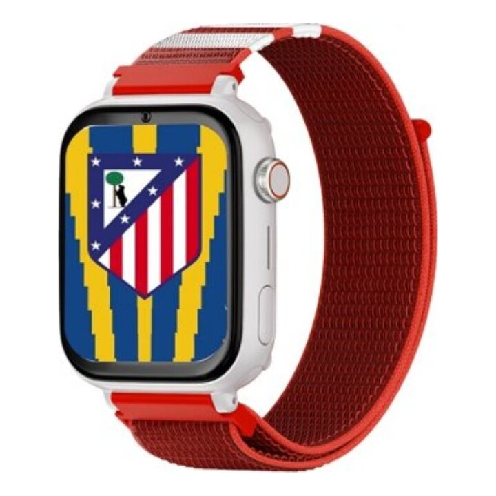 SaveFamily Plus reloj inteligente Ed. Atlético de Madrid Blanco Correa Tela Roja No incluye sim