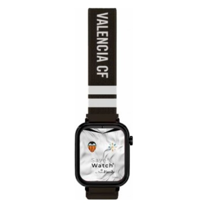 Reloj inteligente Save Family Plus Ed. Valencia Negro Correa Tela Negra