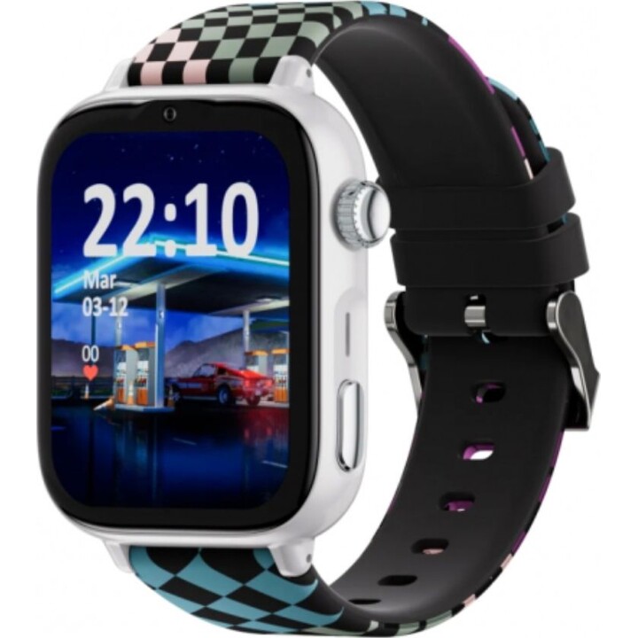 SaveFamily SaveWatch Plus 2 Smartwatch per bambini 4G Quadrante bianco Cinturino in silicone