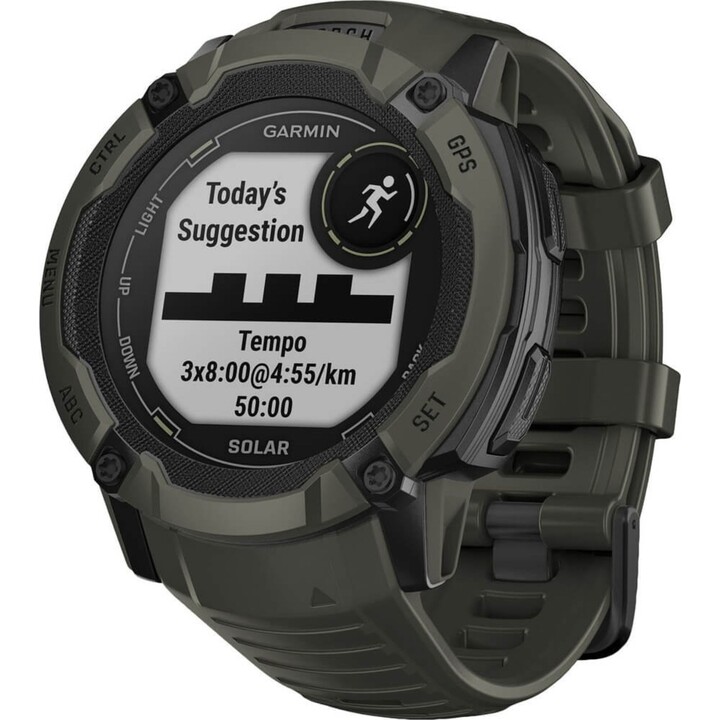 Garmin Instinct 2X Solar 50mm Verde - Orologio intelligente con GPS