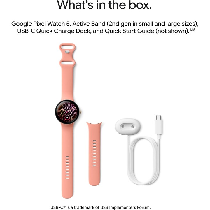 Google Pixel Watch 5 45mm Black