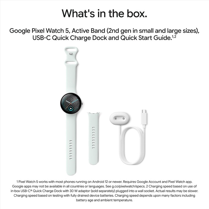 Google Pixel Watch 5 45mm Green