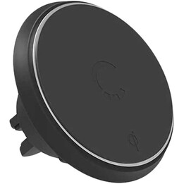 Cargador de coche MagMount Qi Wireless 7.5W - Negro