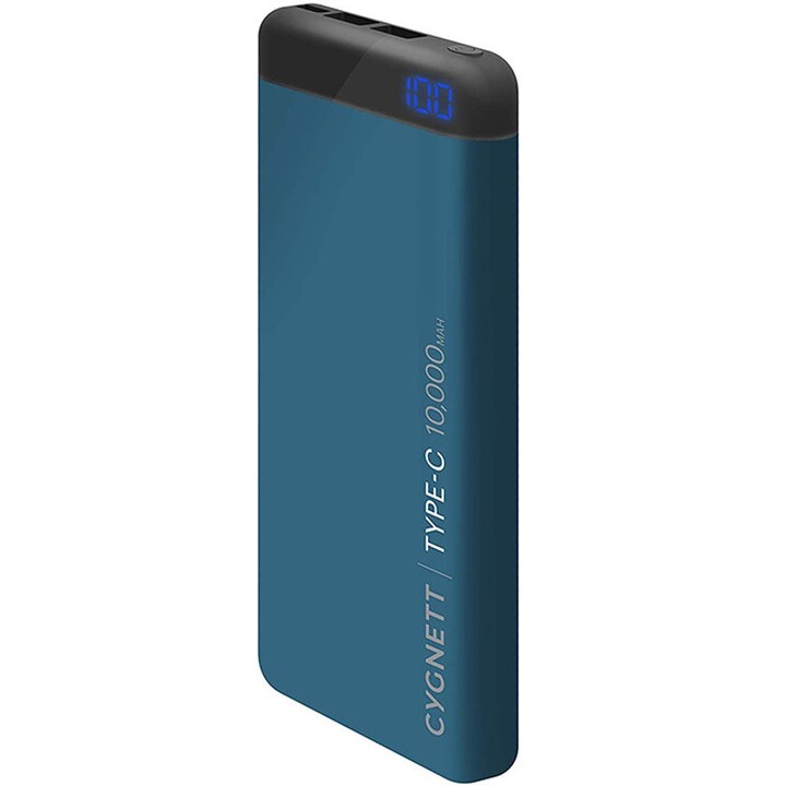 Batería externa ChargeUp Pro de 10000 mAh y 18 W USB-C - Verde azulado