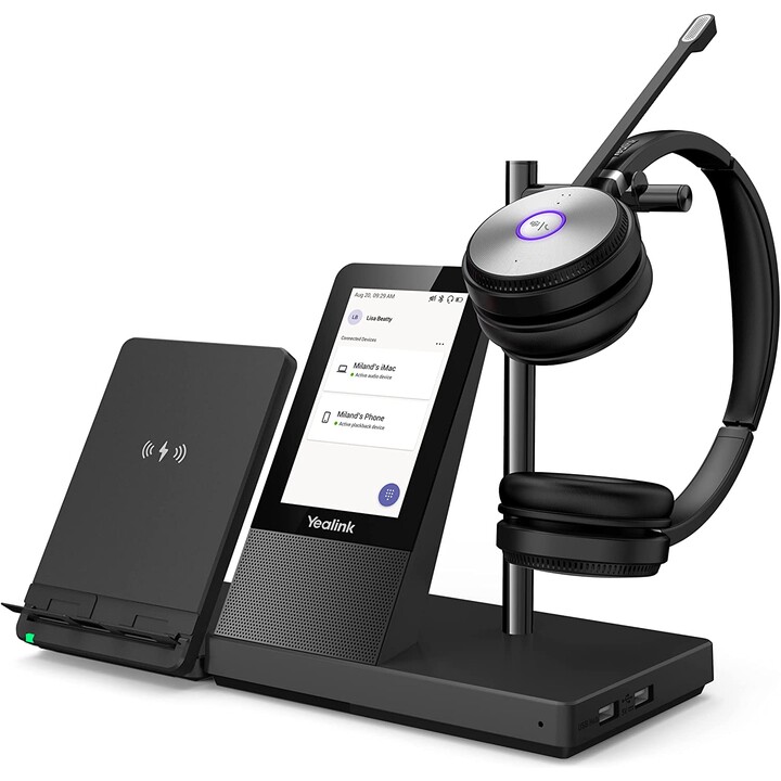 Yealink WHC60 LadegerätfürMobilgeräte Schwarz Indoor