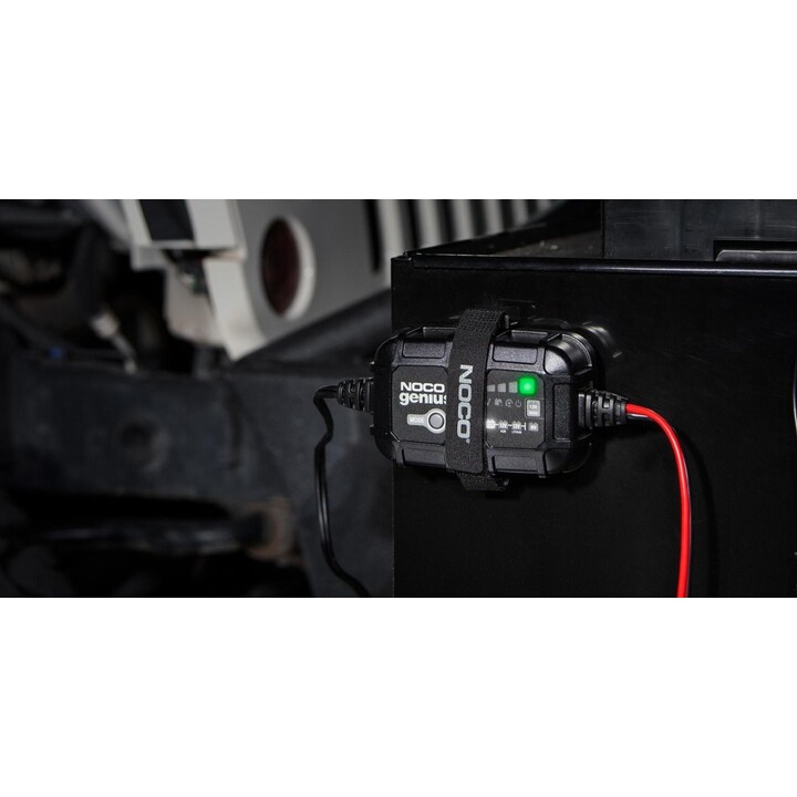 NOCO GENIUS5 Cargador de baterías de 5A para baterías de 6V/12V con función de mantenimiento y desulfuración