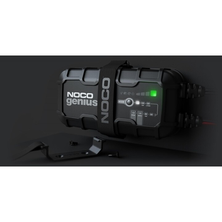 NOCO GENIUS10 EU Cargador de baterías de 10A para baterías de 6V/12V con función de mantenimiento y desulfuración