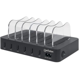 Organizer per stazione di ricarica Manhattan 102254 Nero